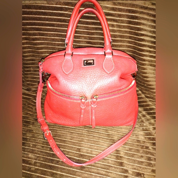 Dooney & Bourke Handbags - DOONEY & Bourke Dillion double pocket satchel vintage pebbled leather GUC